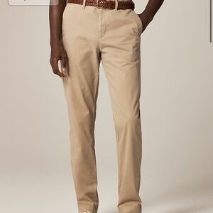 New‎ Jcrew Men’s 770 Straight-fit stretch chino khaki pant 34x32 (NWT)